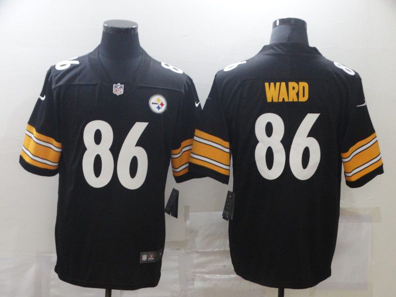 Men Pittsburgh Steelers #86 Ward Black Nike Limited Vapor Untouchable NFL Jerseys->minnesota vikings->NFL Jersey